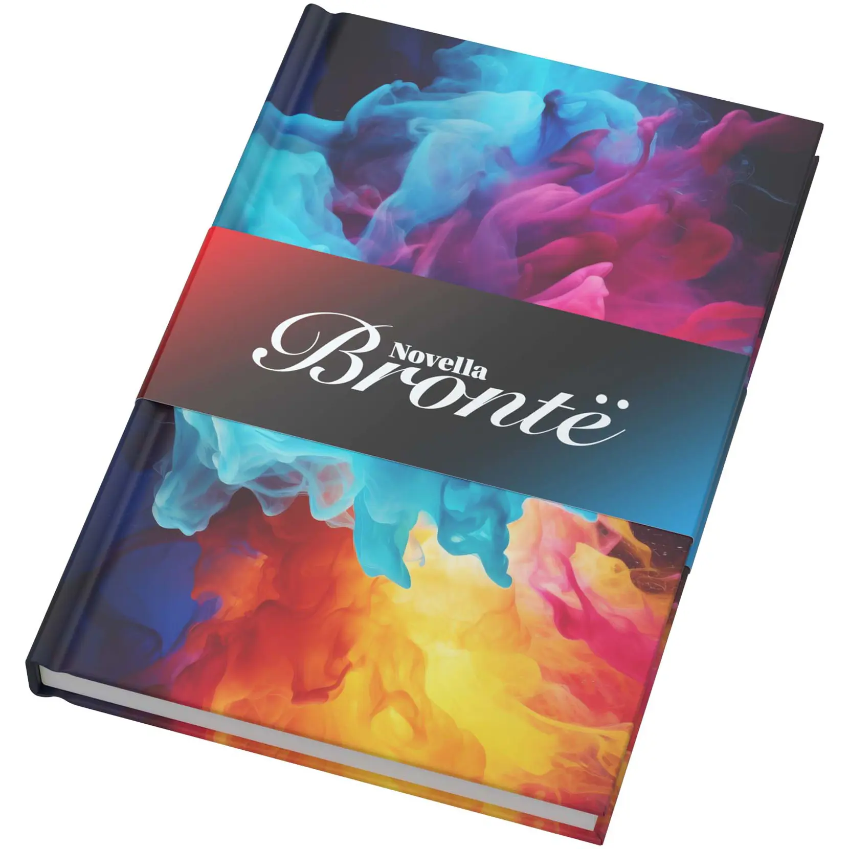 Bild på Novella Brontë A5-anteckningsbok med hårt omslag av återvunnet papper – 100 ark Bild på Novella Brontë A5-anteckningsbok med hårt omslag av återvunnet papper – 100 ark