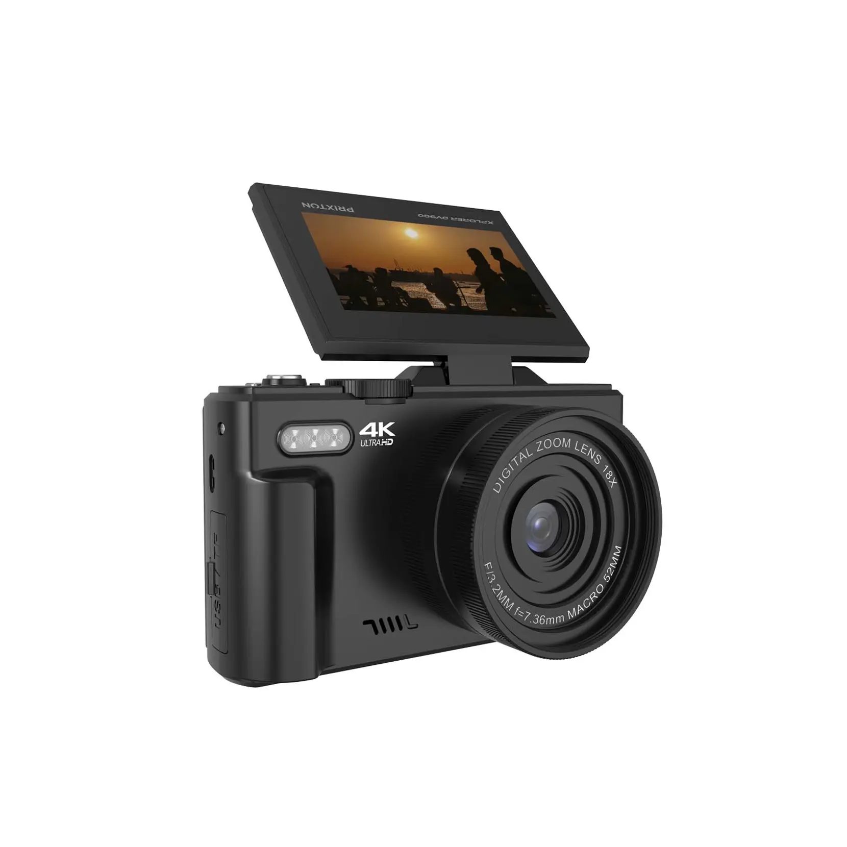 Bild på Prixton DV900 XPLORER 4K-digitalkamera Bild på Prixton DV900 XPLORER 4K-digitalkamera