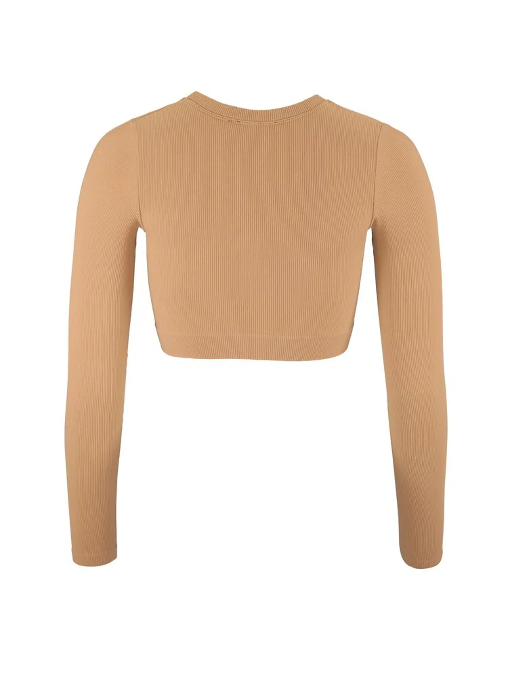 Bild på Collective Rib Cropped LS Top W Bild på Collective Rib Cropped LS Top W