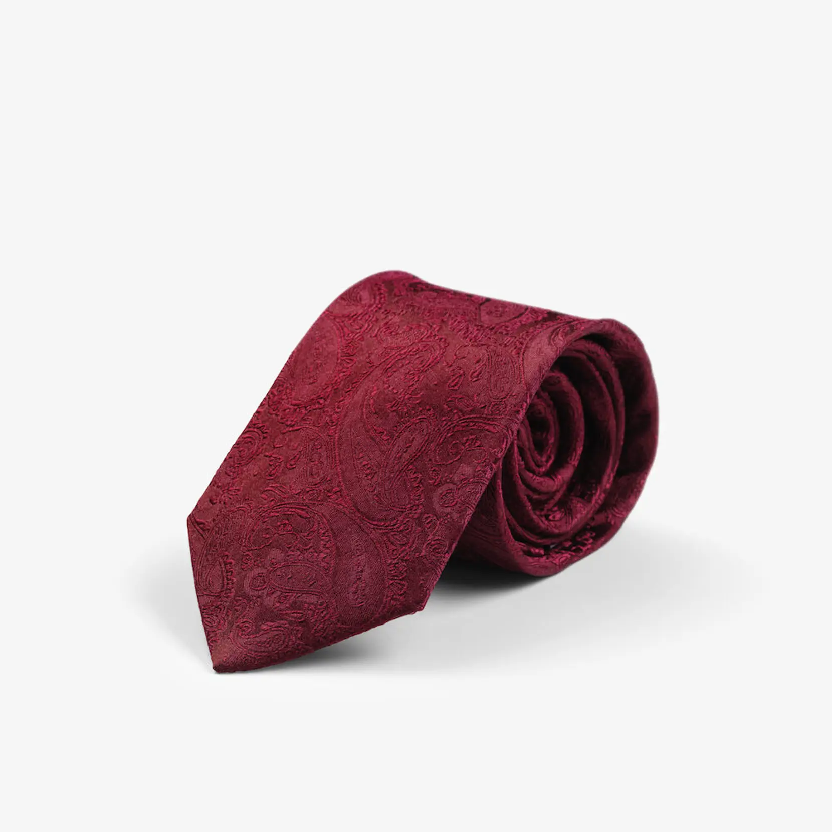 Bild på Solid Paisley Tie With Giftbox Bild på Solid Paisley Tie With Giftbox