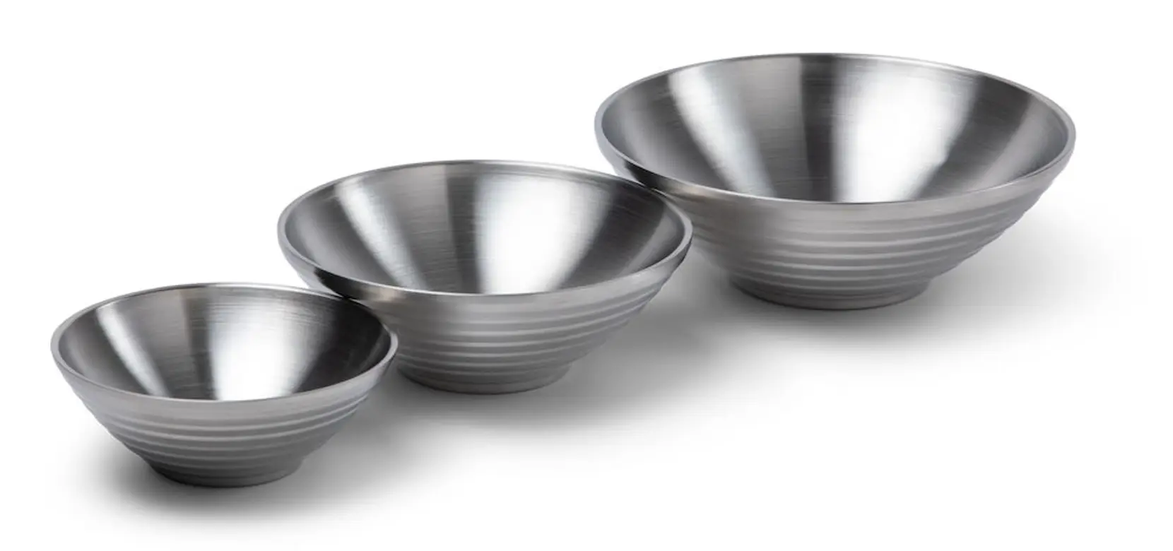 Bild på Skål Stainless Dubbelvägg 3-pack Bild på Skål Stainless Dubbelvägg 3-pack