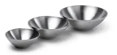 Bild på Skål Stainless Dubbelvägg 3-pack