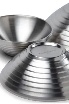 Bild på Skål Stainless Dubbelvägg 3-pack