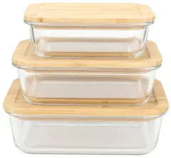 Bild på Matlåda Glas 3-pack