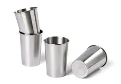 Bild på 4-pack Stålmuggar 35 cl
