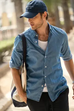 Bild på Denim look shirt