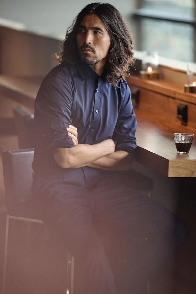 Bild på Indigo Bow 132 Knitted Shirt Regular M