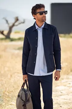 Bild på Indigo Bow 132 Knitted Shirt Slim M