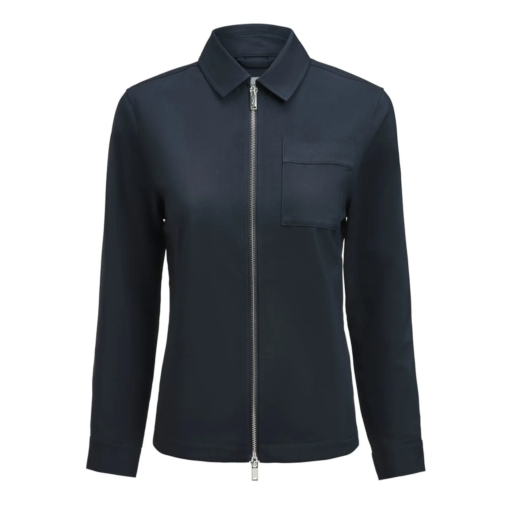 Bild på Modern Zip Overshirt Woman Bild på Modern Zip Overshirt Woman