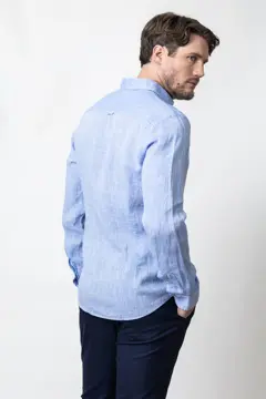 Bild på Indigo Bow 33 Linnen Shirt Regular Fit M