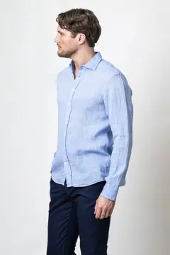 Bild på Indigo Bow 33 Linnen Shirt Regular Fit M