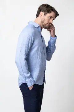 Bild på Indigo Bow 33 Linnen Shirt Regular Fit M
