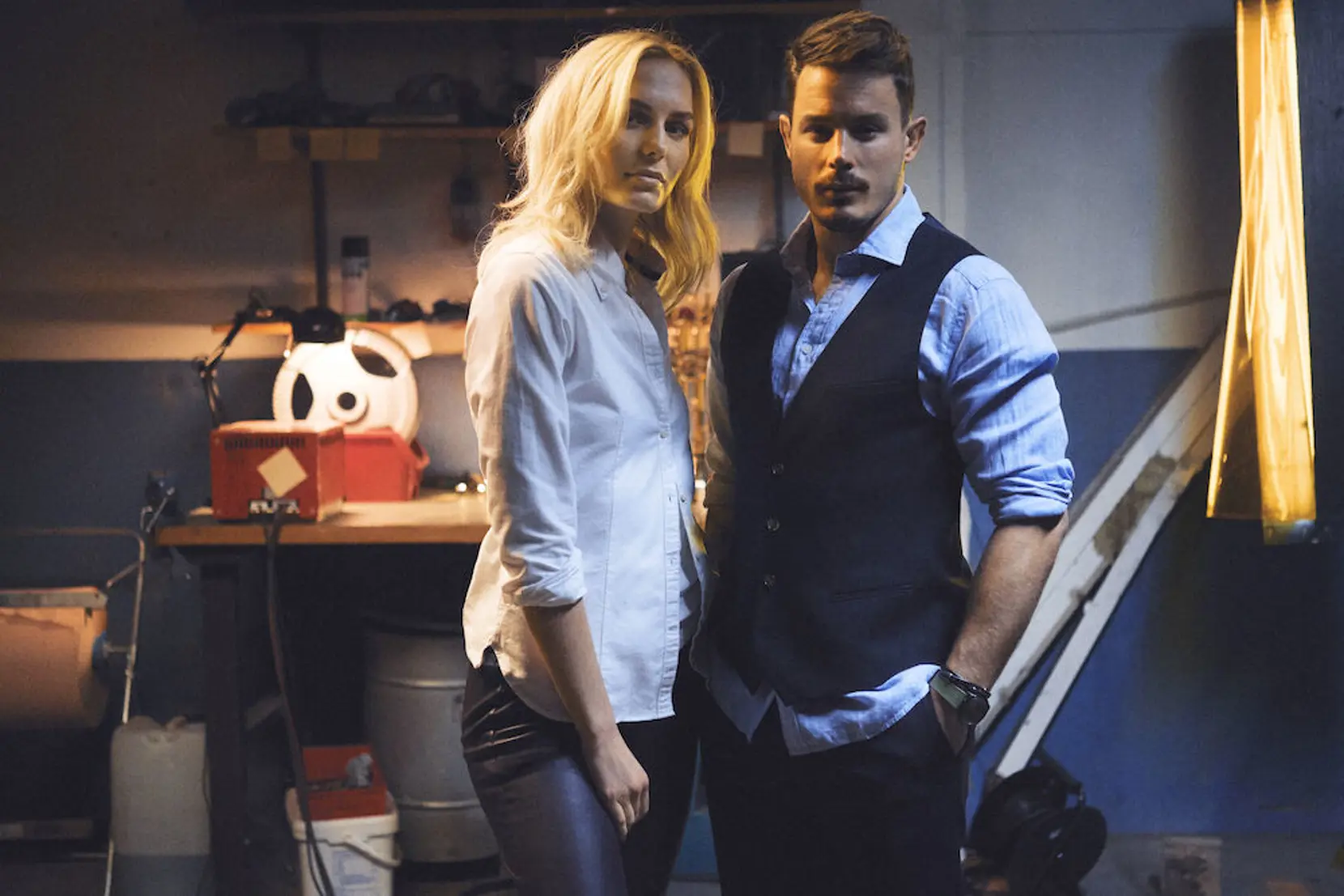 Bild på Indigo Bow 33 Linnen Shirt Slim Fit M Bild på Indigo Bow 33 Linnen Shirt Slim Fit M