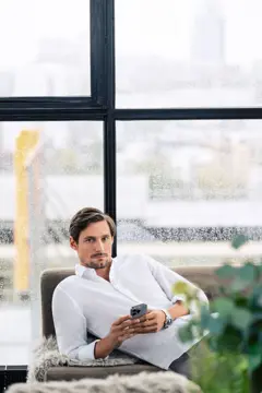 Bild på Indigo Bow 33 Linnen Shirt Slim Fit M