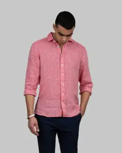 Bild på Indigo Bow 33 Linnen Shirt Slim Fit M