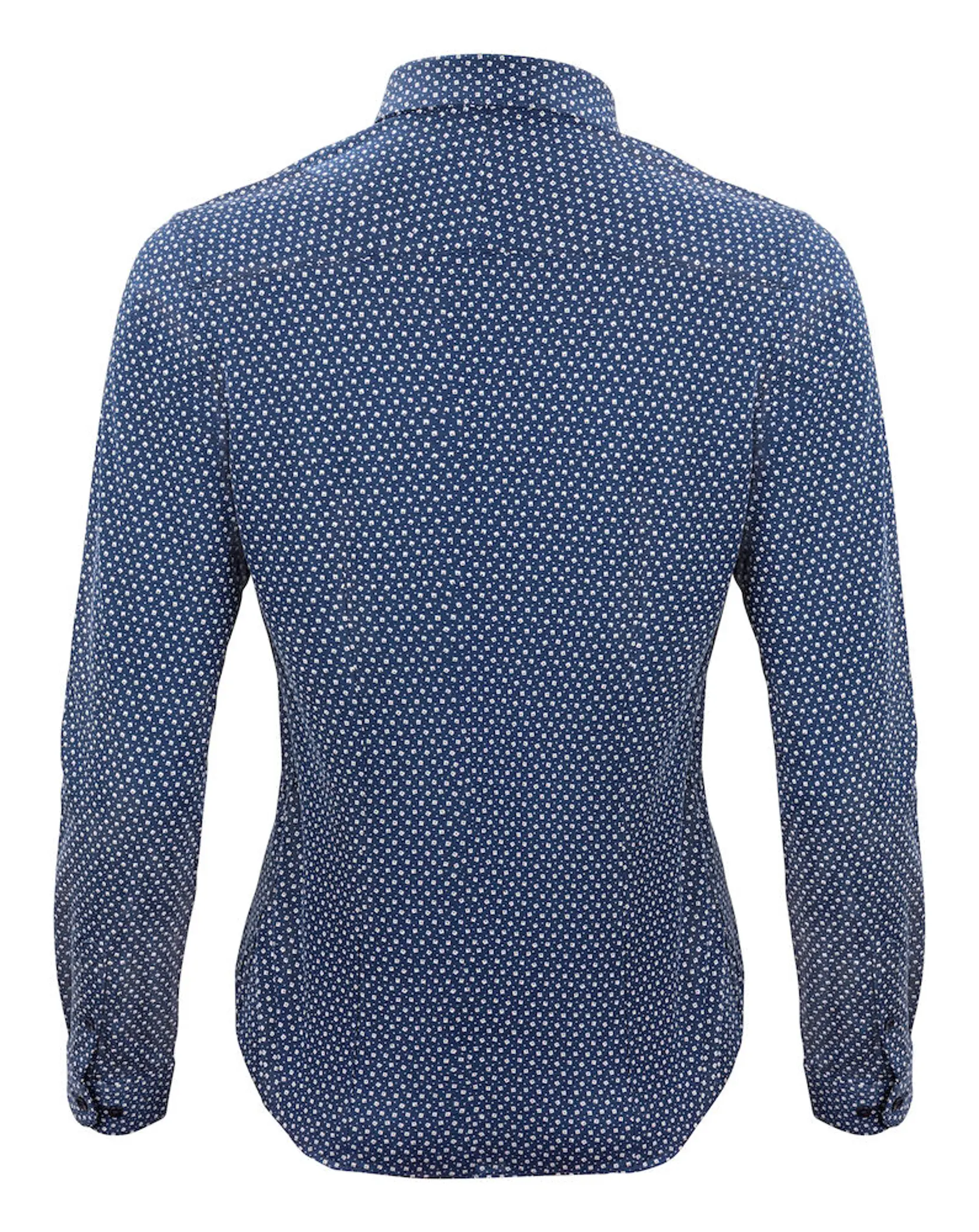 Bild på Indigo Bow 131 Knitted Shirt W Bild på Indigo Bow 131 Knitted Shirt W