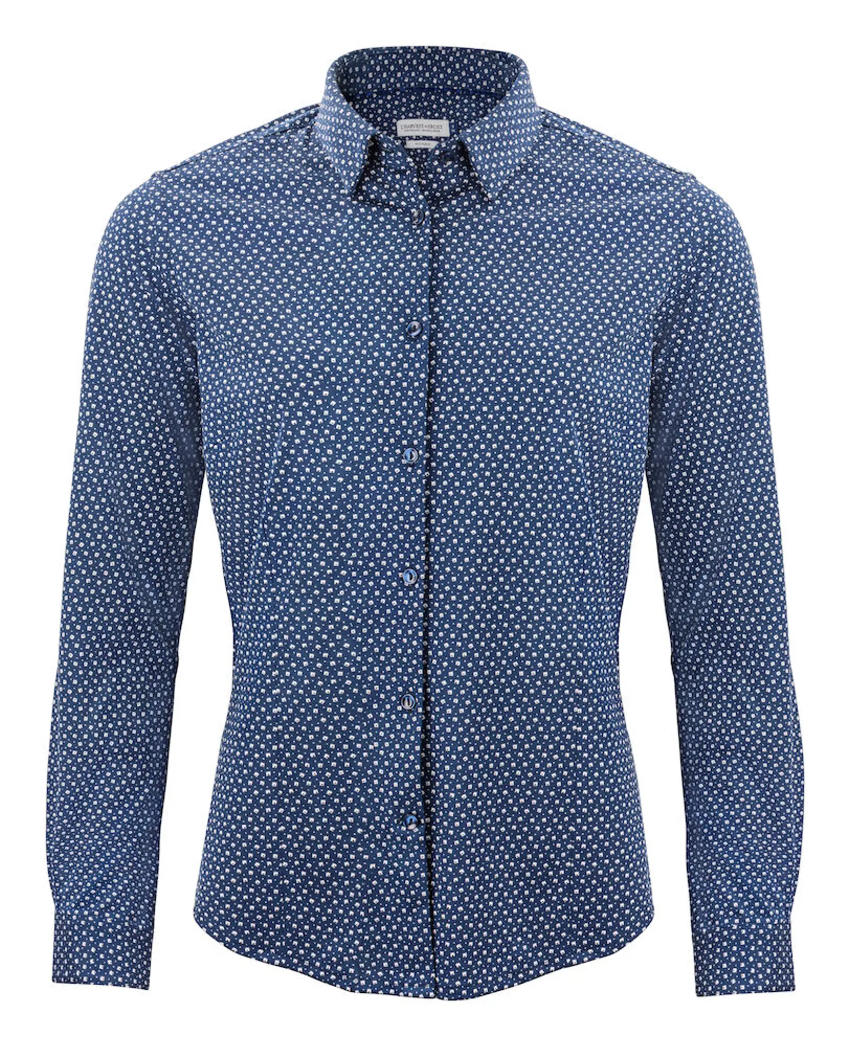 Bild på Indigo Bow 131 Knitted Shirt W Bild på Indigo Bow 131 Knitted Shirt W
