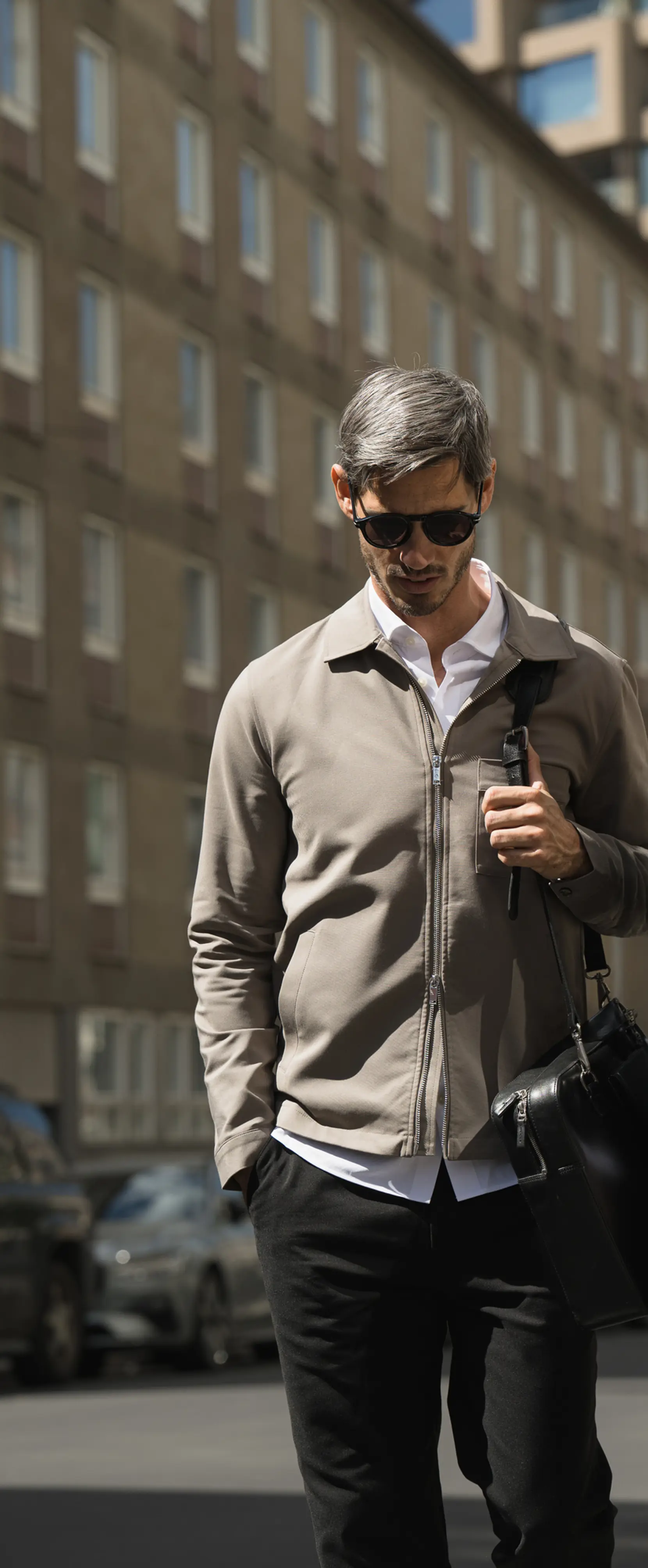 Bild på Modern Zip Overshirt Bild på Modern Zip Overshirt