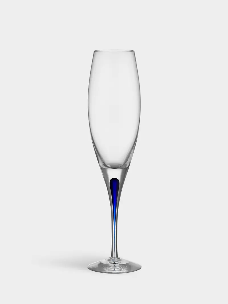 Intermezzo champagneglas blå 26cl