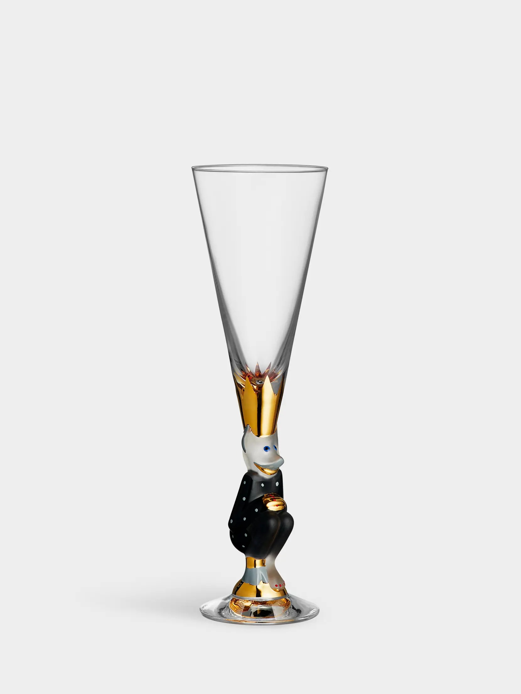 Bild på The sparkling devil champagneglas mörkgrå 19cl Bild på The sparkling devil champagneglas mörkgrå 19cl