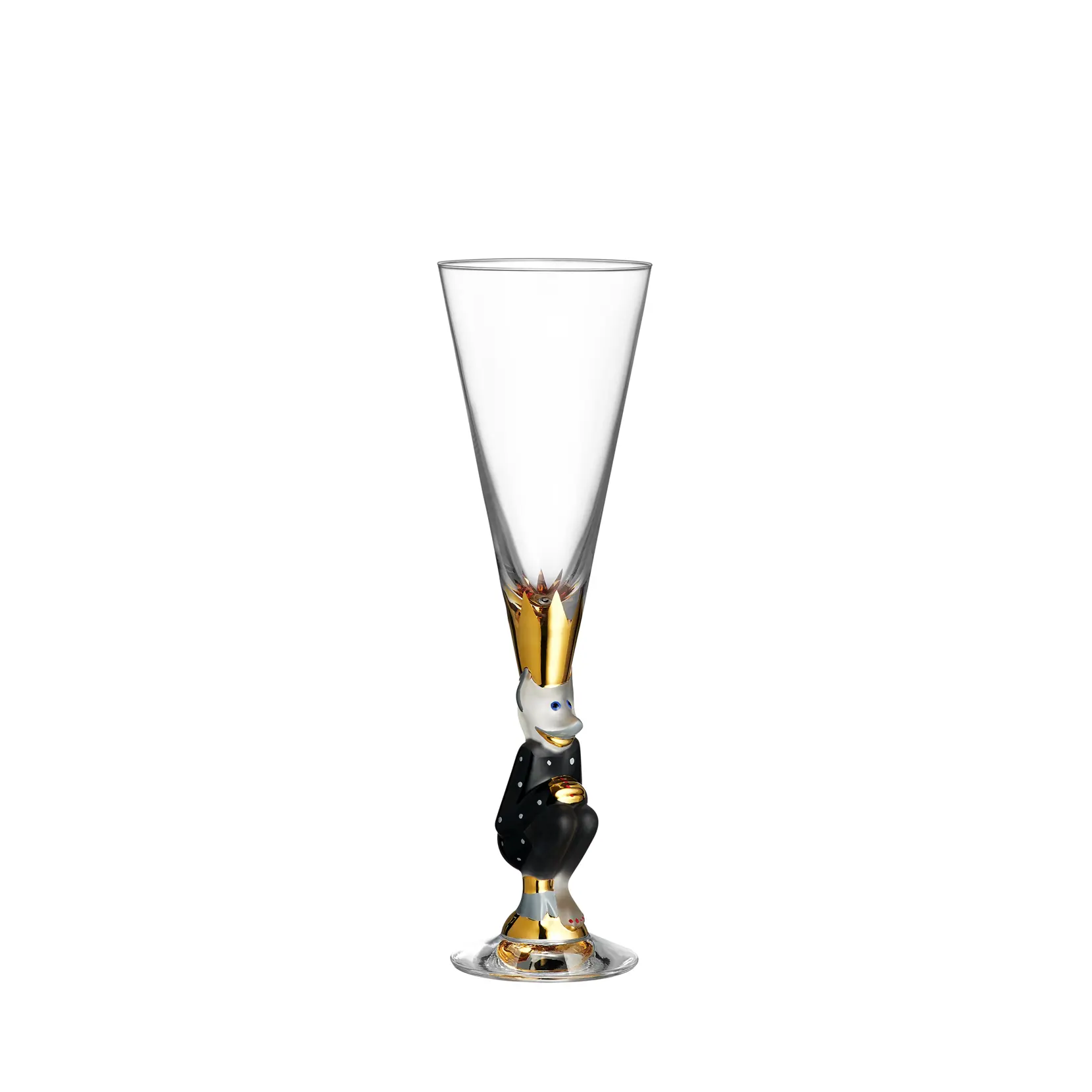 Bild på The sparkling devil champagneglas mörkgrå 19cl Bild på The sparkling devil champagneglas mörkgrå 19cl