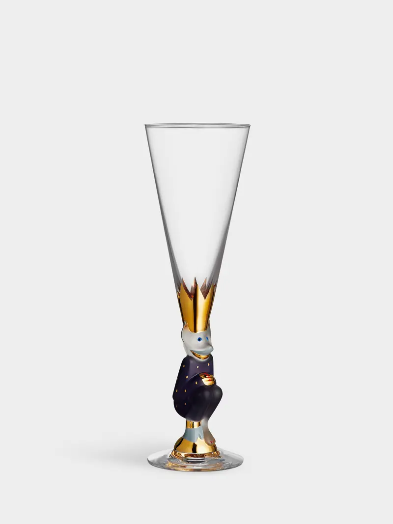 The sparkling devil champagneglas lila 19cl