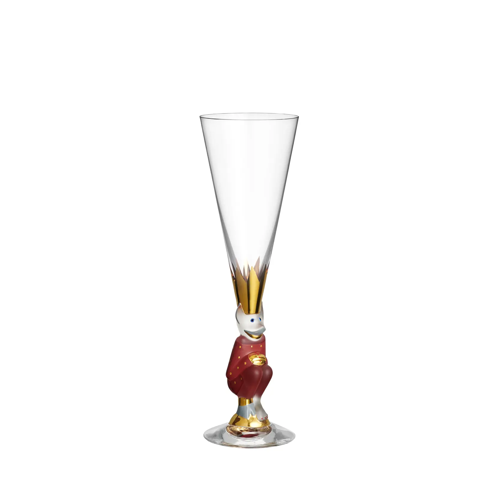 Bild på The sparkling devil champagneglas röd 19cl Bild på The sparkling devil champagneglas röd 19cl
