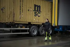 Bild på 6540 HANTVERKSBYXA STRETCH EN ISO 20471 KLASS 1