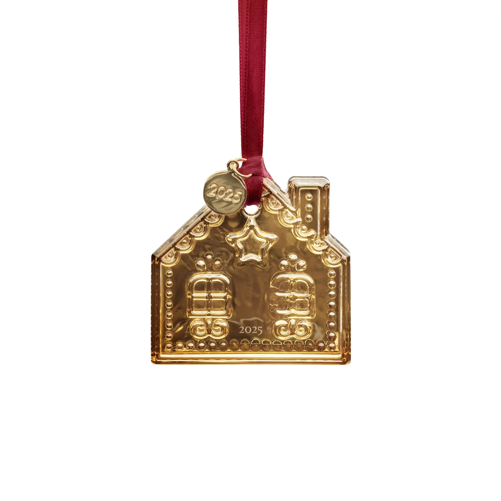 Bild på Annual Holiday Ornament Ginger bread house 21K gold 2025 Bild på Annual Holiday Ornament Ginger bread house 21K gold 2025
