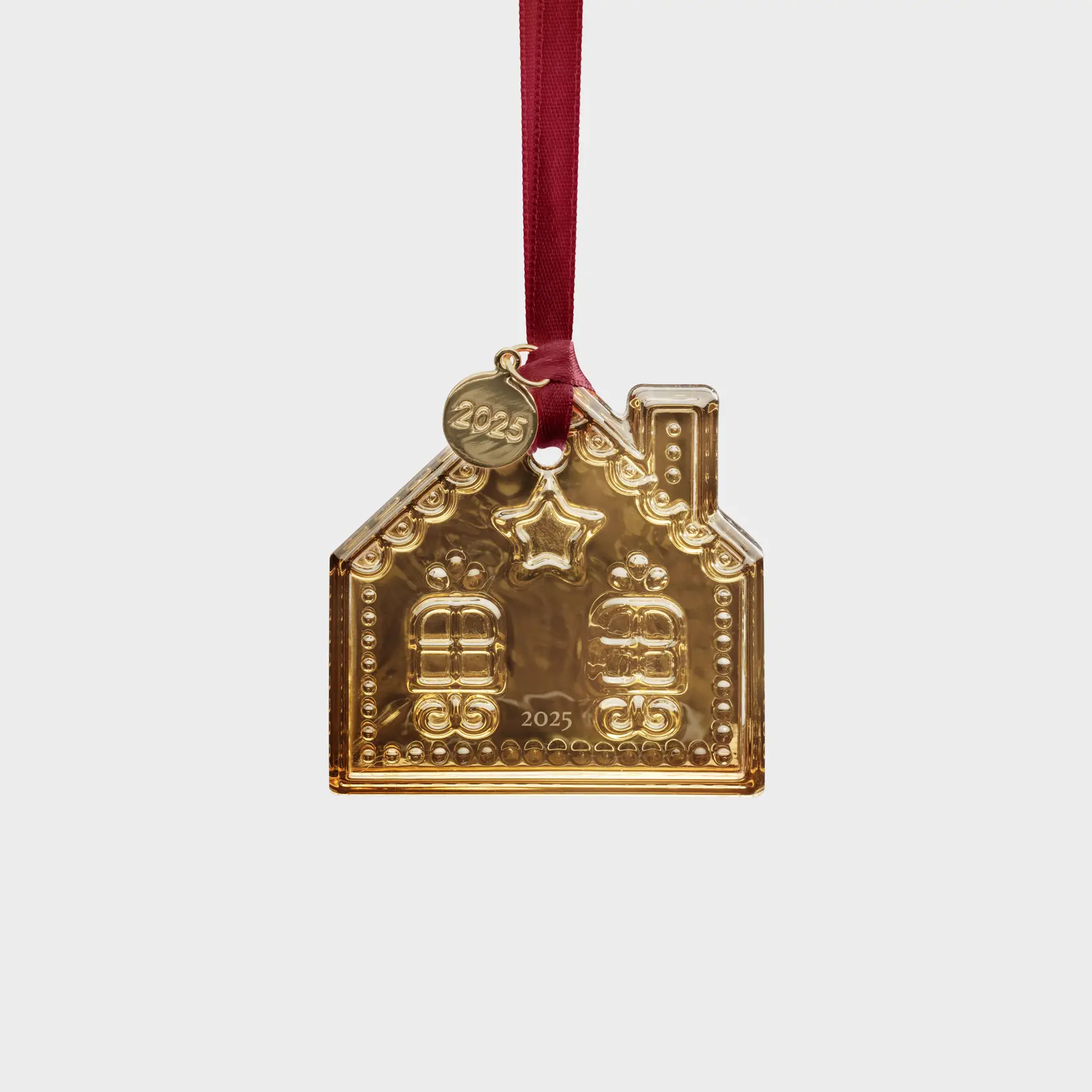 Bild på Annual Holiday Ornament Ginger bread house 21K gold 2025 Bild på Annual Holiday Ornament Ginger bread house 21K gold 2025