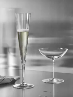 Bild på Geometry Champagne glas 25cl 2-pack