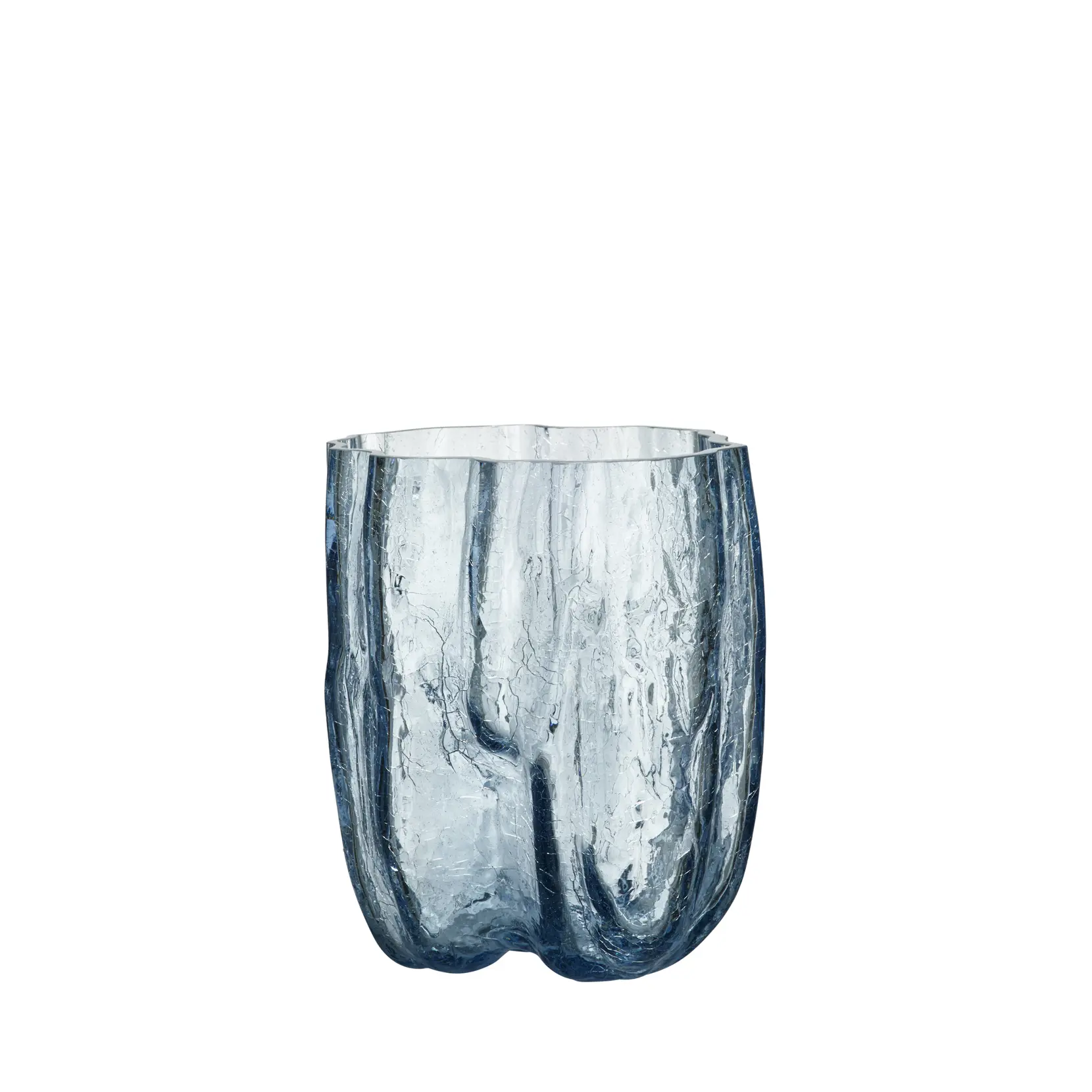 Bild på Crackle vas cirkulärt glas 270mm