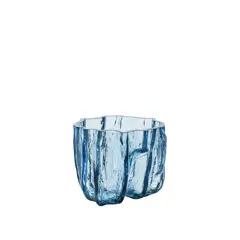 Bild på Crackle vas cirkulärt glas 175 mm
