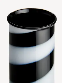 Bild på Lab cylinder vas svart/vit 300mm