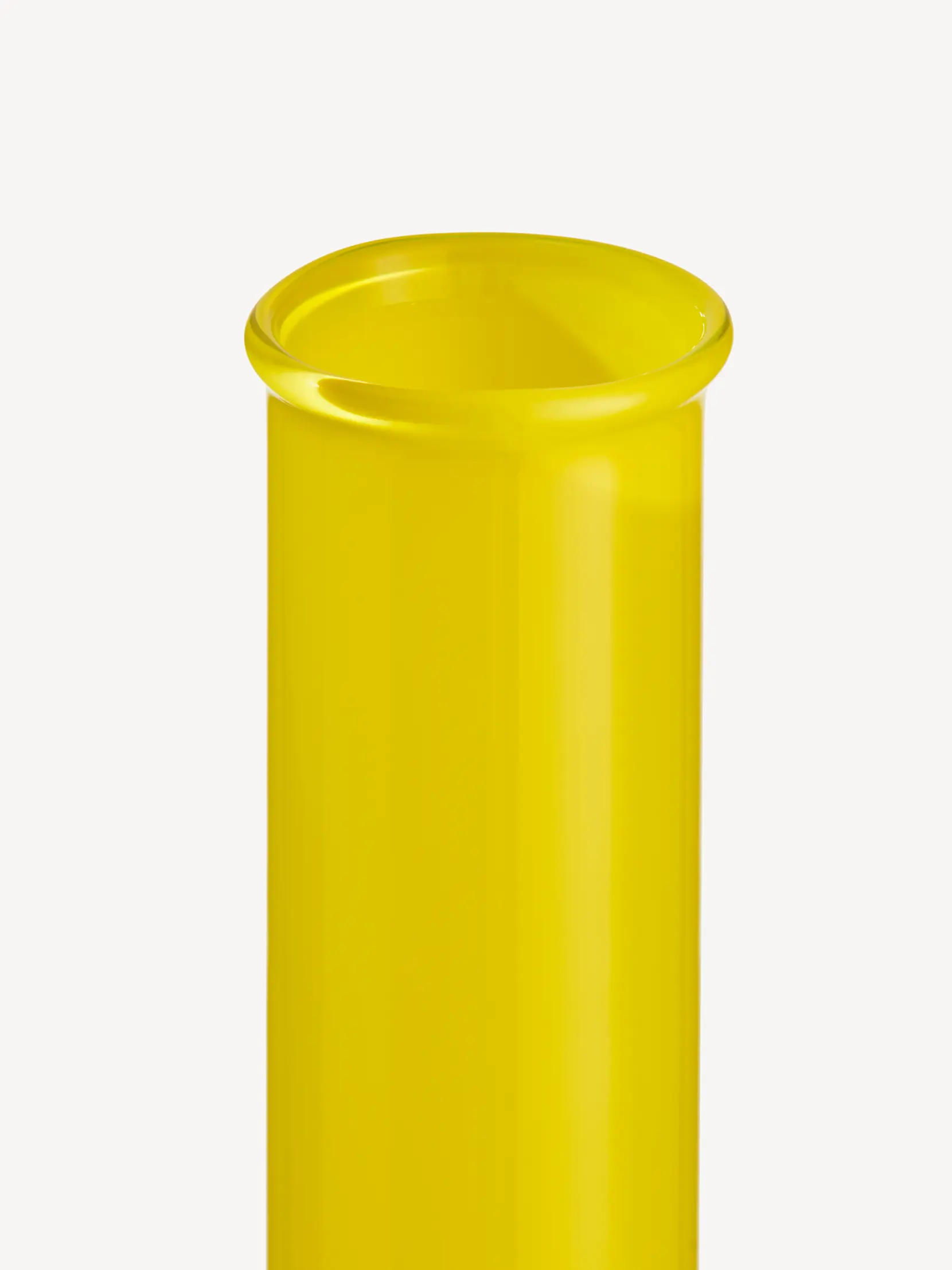 Bild på Lab rund flask vas gul 315mm Bild på Lab rund flask vas gul 315mm