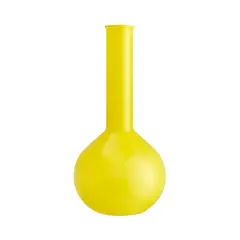 Bild på Lab rund flask vas gul 315mm