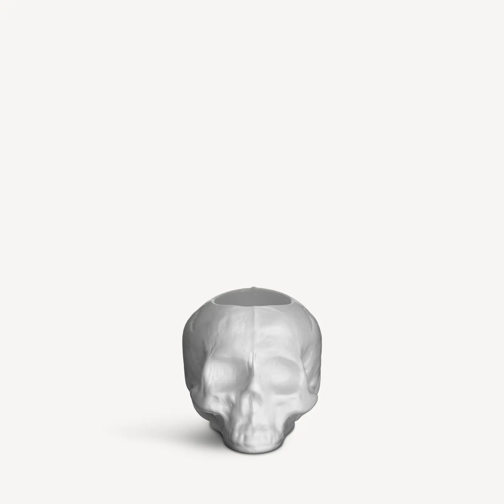 Bild på Still Life skull ljuslykta vit 85mm