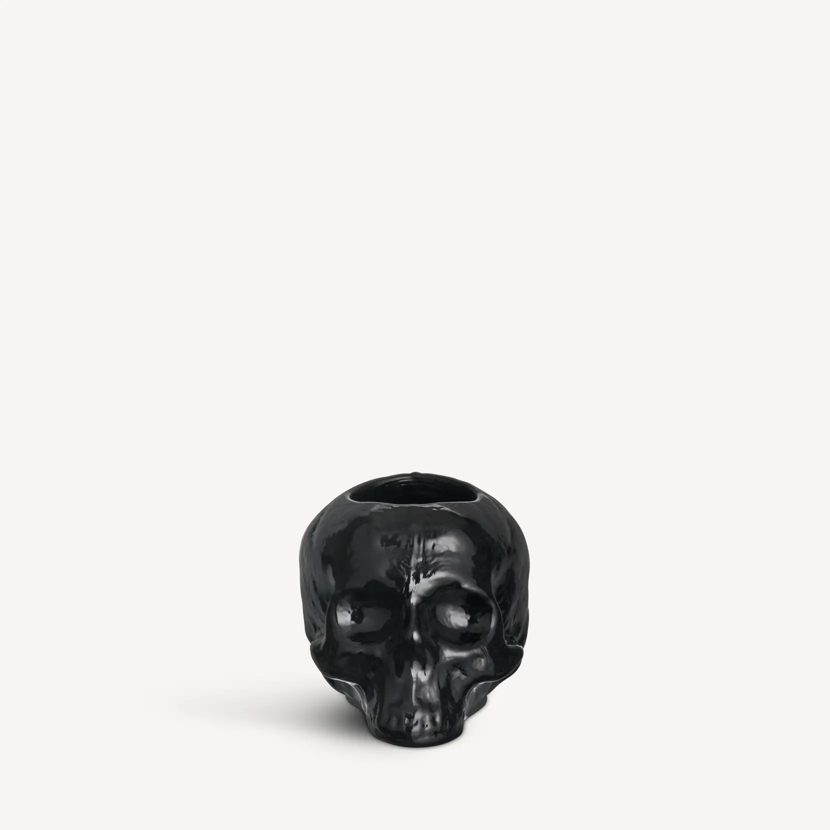 Bild på Still Life skull ljuslykta svart 85mm Bild på Still Life skull ljuslykta svart 85mm