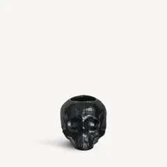 Bild på Still Life skull ljuslykta svart 85mm