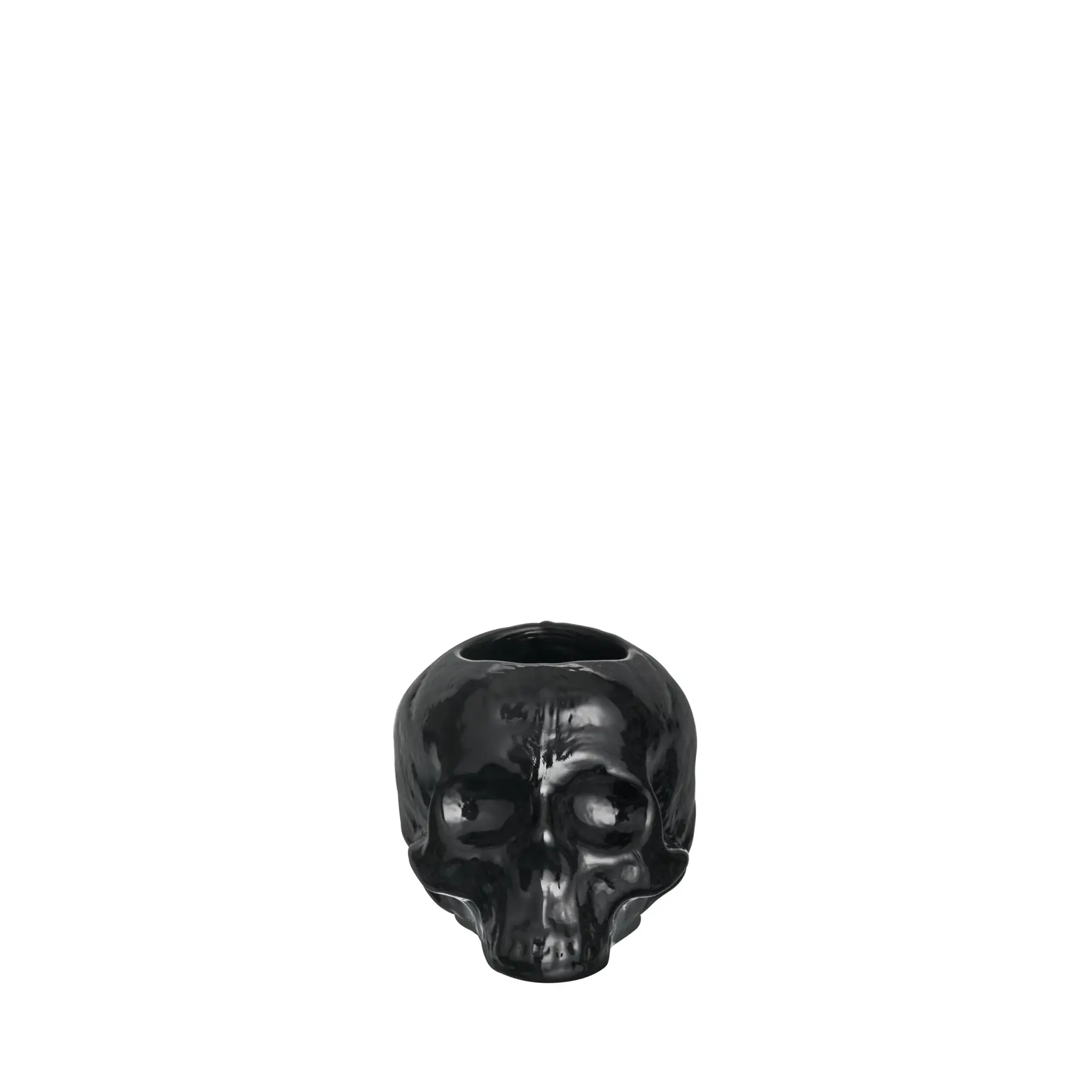 Bild på Still Life skull ljuslykta svart 85mm Bild på Still Life skull ljuslykta svart 85mm