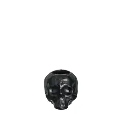Bild på Still Life skull ljuslykta svart 85mm