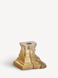 Bild på Rocky Baroque ljusstake bärnstensfärgat dis 95mm