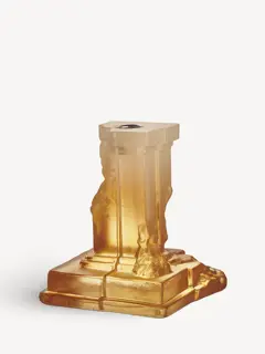 Bild på Rocky Baroque ljusstake bärnstensfärgat dis 150mm