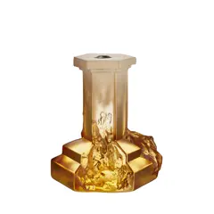 Bild på Rocky Baroque ljusstake bärnstensfärgat dis 175mm