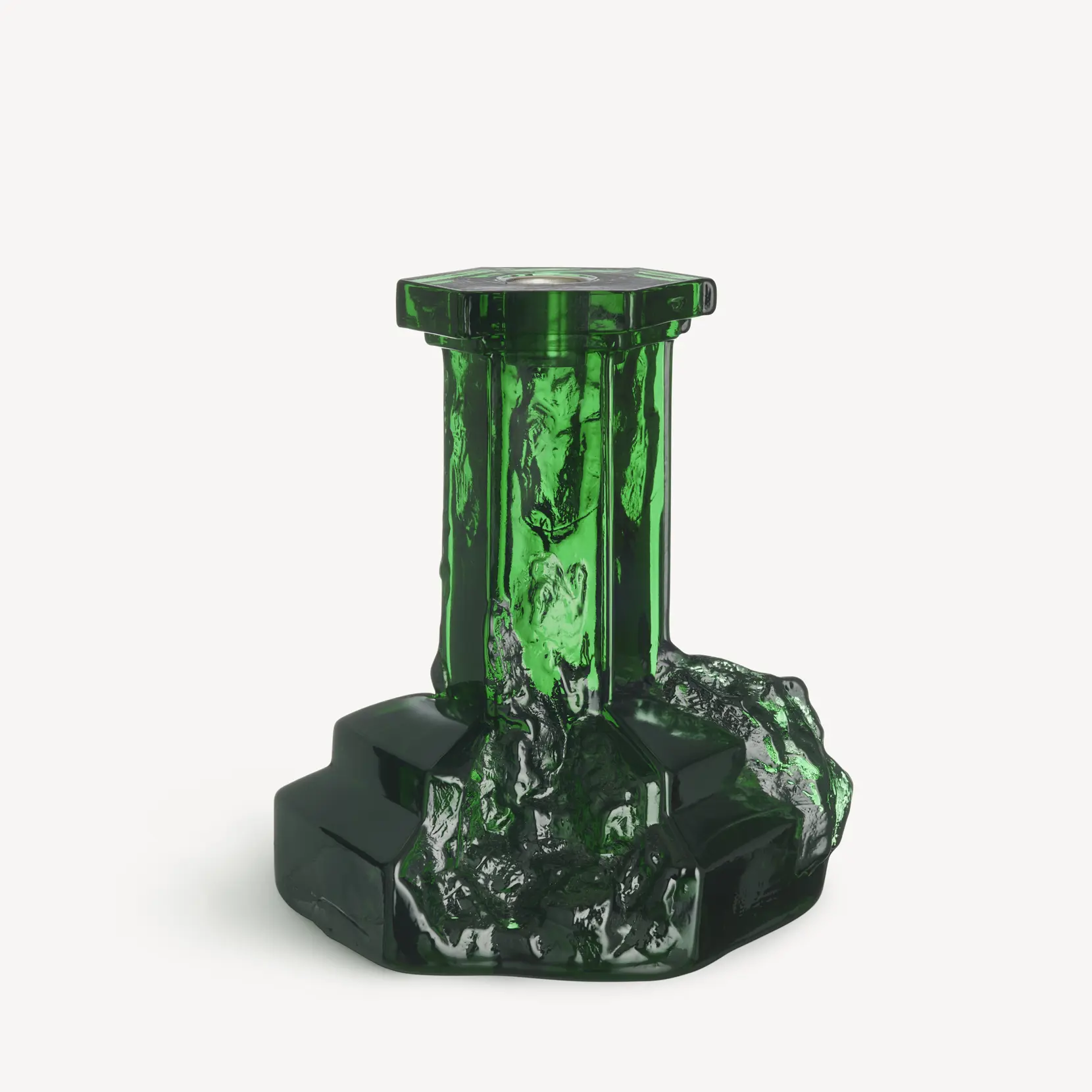 Bild på Rocky Baroque ljusstake smaragdgrön 175mm Bild på Rocky Baroque ljusstake smaragdgrön 175mm