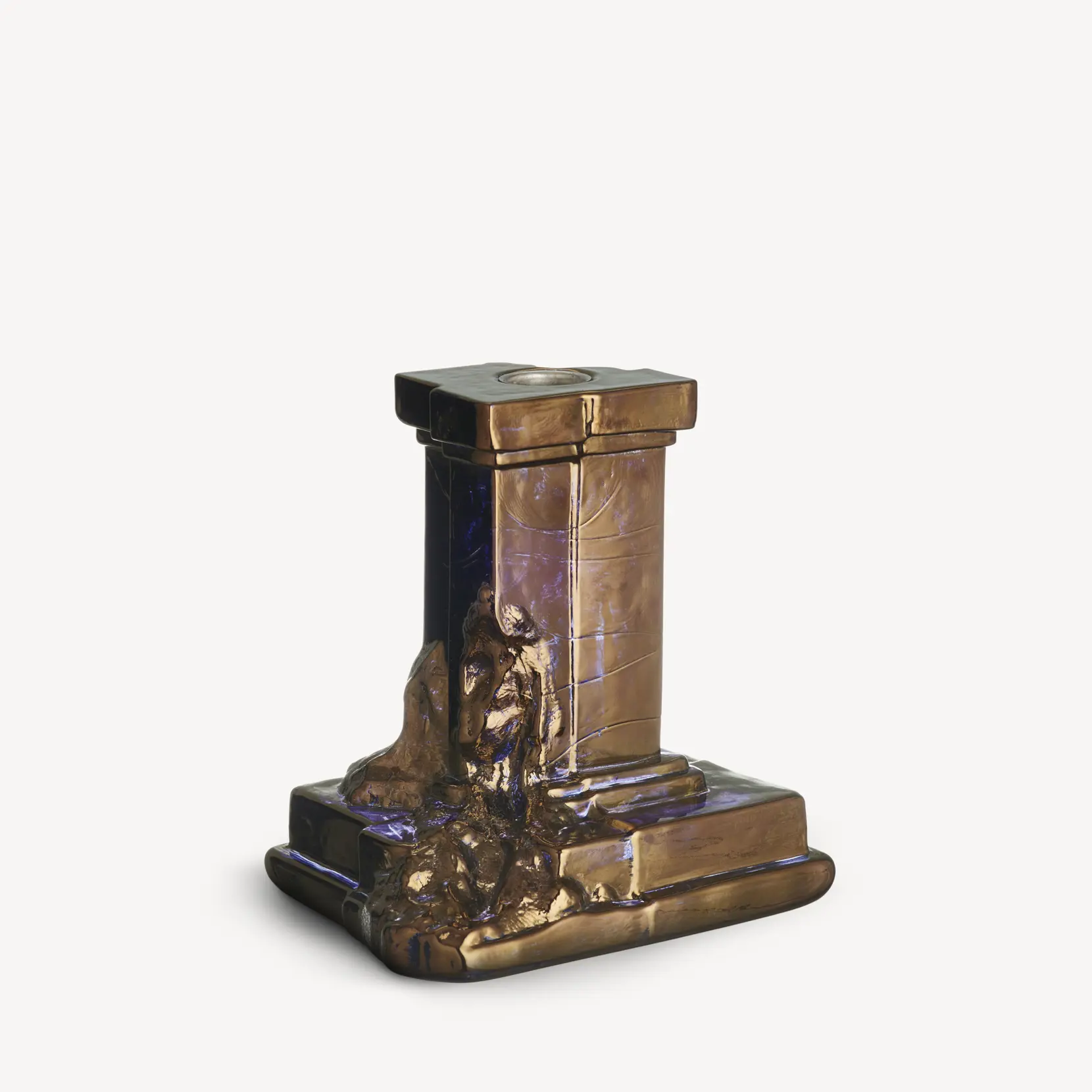 Bild på Rocky Baroque ljusstake glossy glaze 150mm Bild på Rocky Baroque ljusstake glossy glaze 150mm