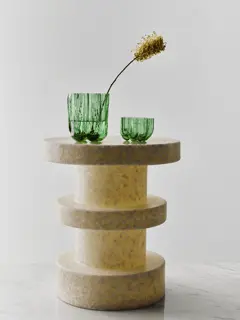 Bild på Crackle ljuslykta mörkgrön 58mm
