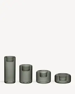 Bild på Happy ljuslykta antracit 68, 105, 150mm 3-pcs
