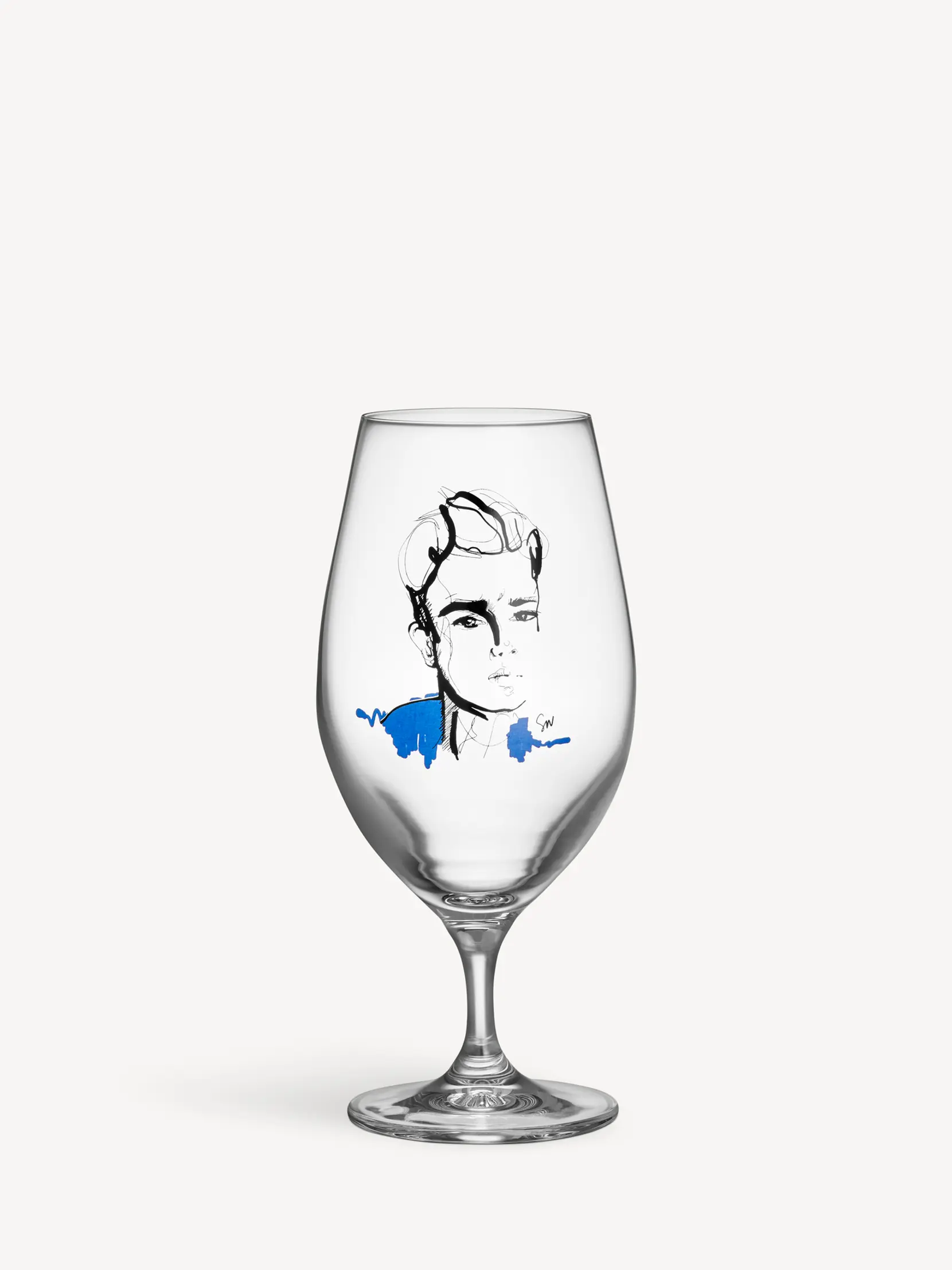 Bild på All about you Celebrate Him ölglas blåklintsblå 40cl 2-pack Bild på All about you Celebrate Him ölglas blåklintsblå 40cl 2-pack