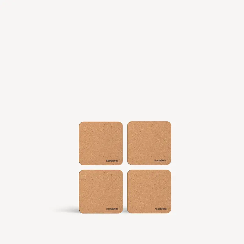 Viva glasunderlägg  96x96mm 4-pack